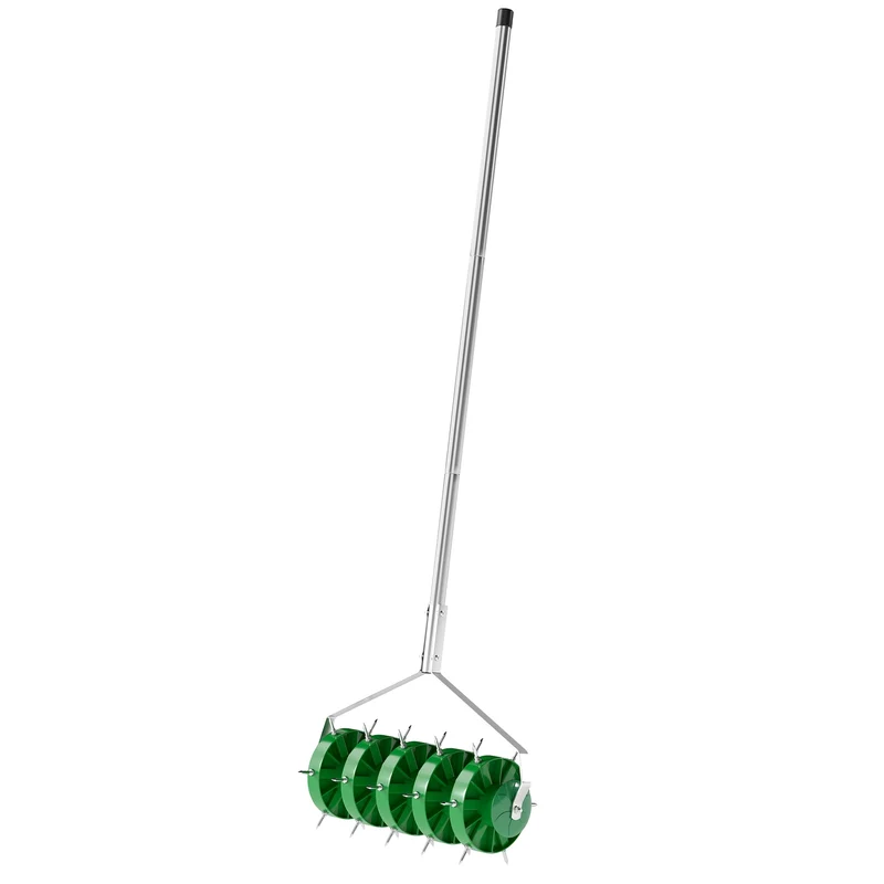 Ruční provzdušňovač trávníku, šířka 45 cm, 30 železných hrotů