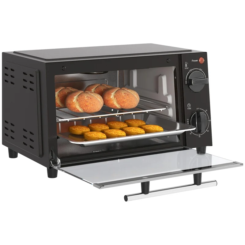 9l nerezová mini trouba, 750W, nastavitelný časovač
