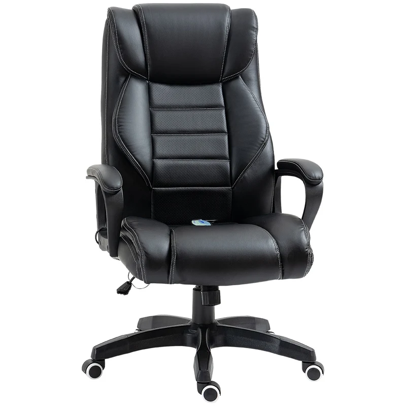 Ergonomická herní židle s nastavitelnou výškou a 6 vibračními body