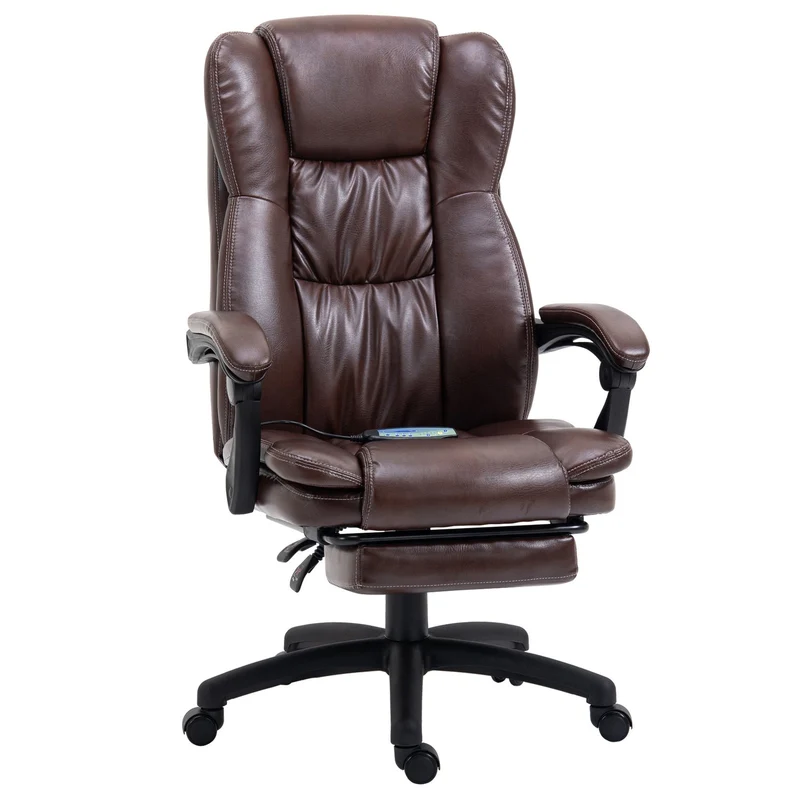 Ergonomická kancelářská židle, naklápěcí, umělá kůže