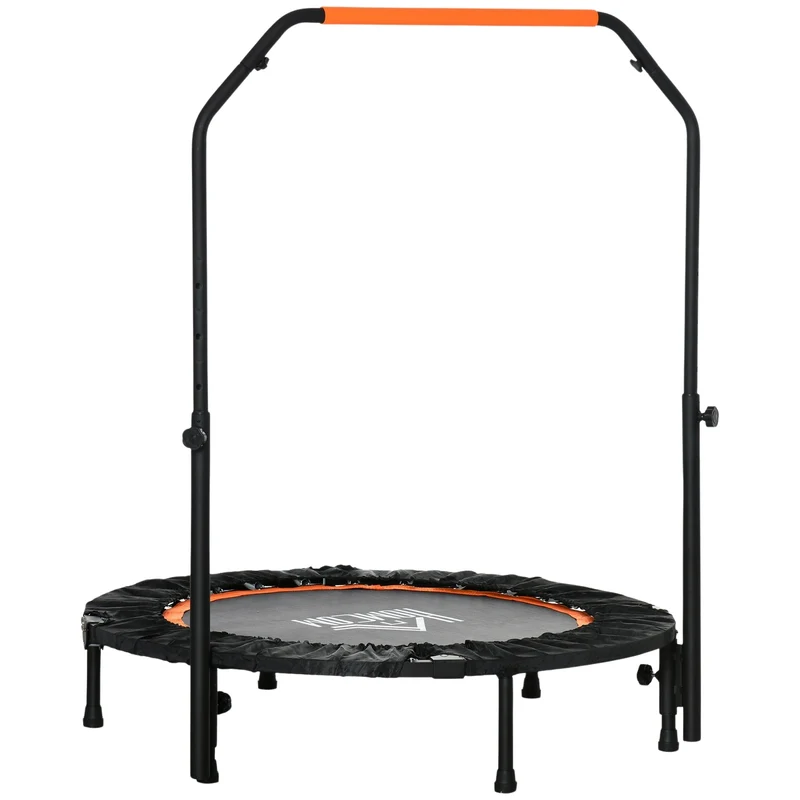 Fitness trampolína s nastavitelným madlem – 102 cm, nosnost 100 kg