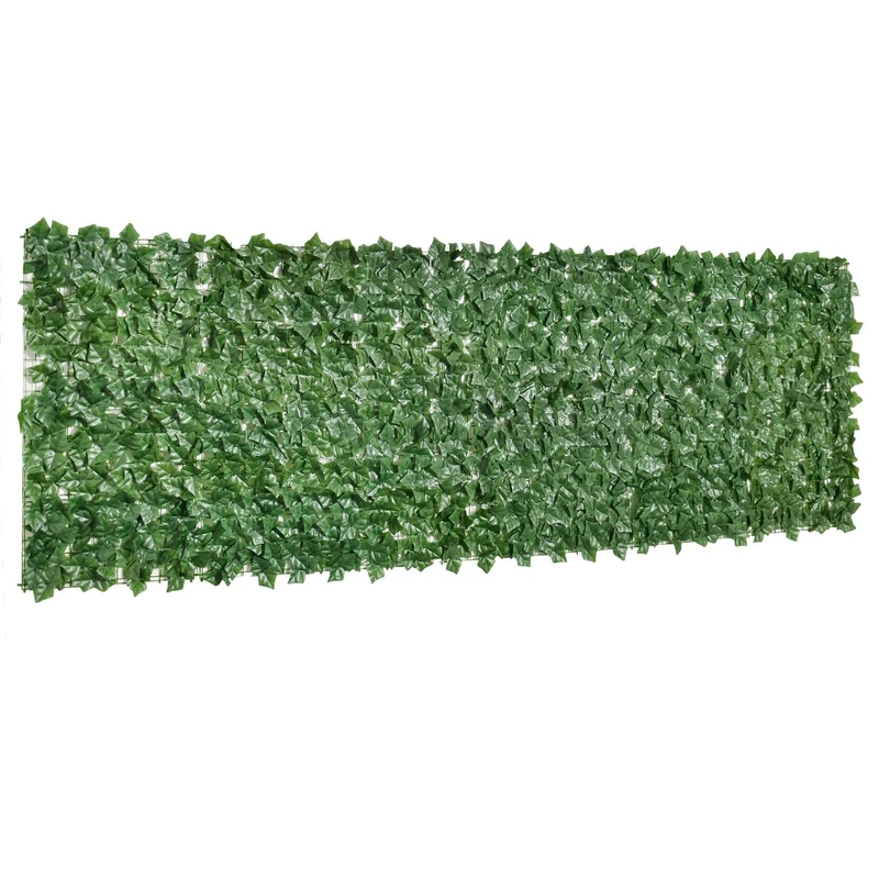 Umělý živý plot pro soukromí – tmavě zelený, 300x100cm, zahrada a terasa