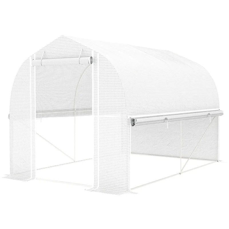 Velký fóliovník, 3x2x2m, odolný proti UV záření, s rolovacími bočnicemi