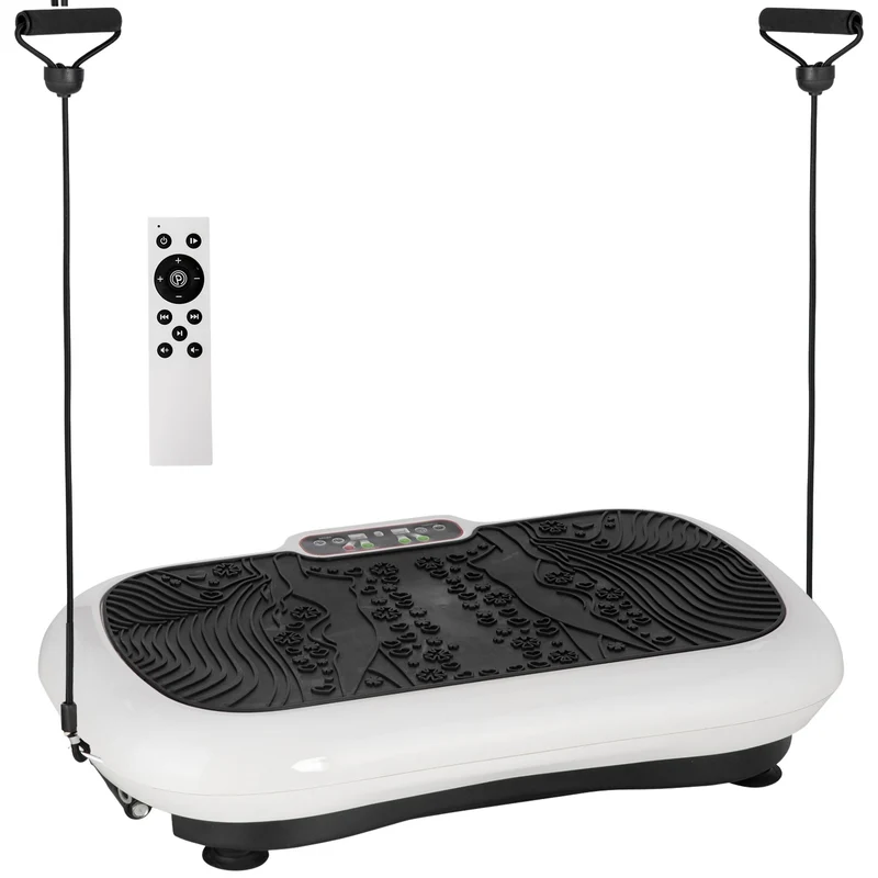 Vibrační plošina s pásy – 200 W, 99 úrovní, až 120 kg