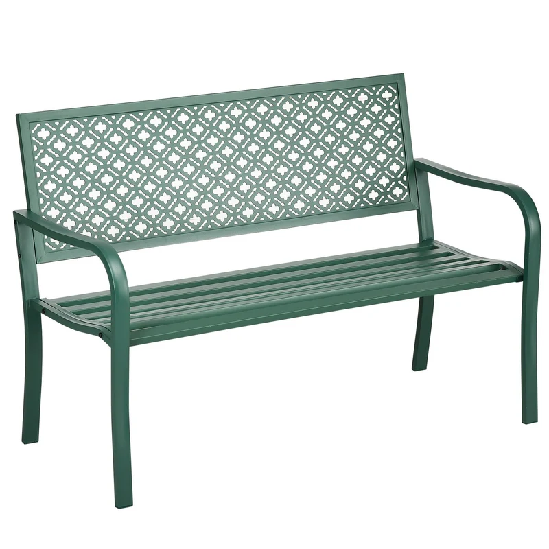 Tmavě zelená pohovka – nosnost 280 kg, 127x63x83 cm