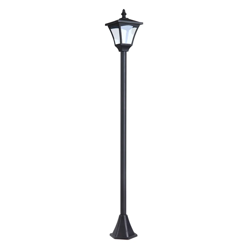 Solární osvětlení cesty s LED 10 lumenů, černé, 120cm