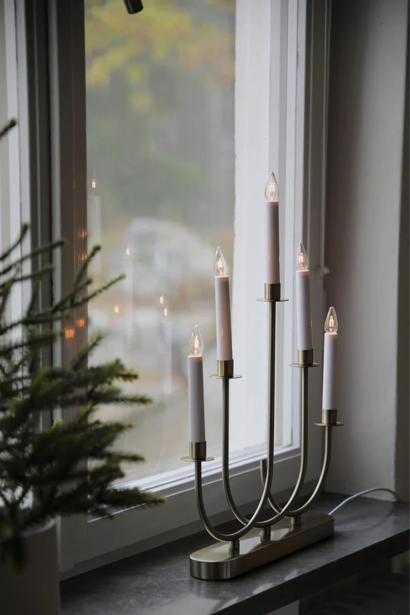 Soro Adventsljusstake Antik Mässing