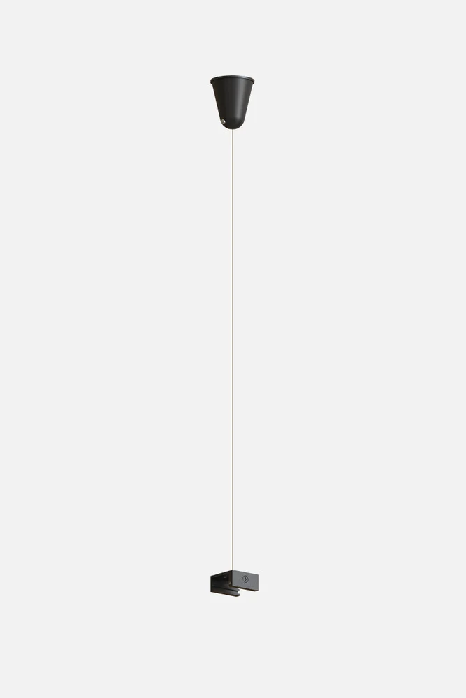 Tracklight vajerupphängning 3m Svart