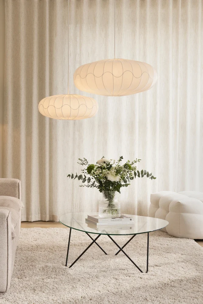 Lampskärm Bladverk 50 Vit