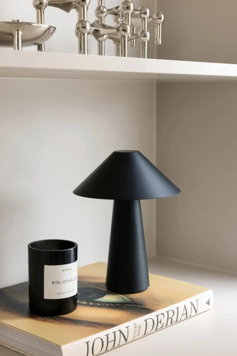 Portabel bordslampa Cannes IP44 Svart