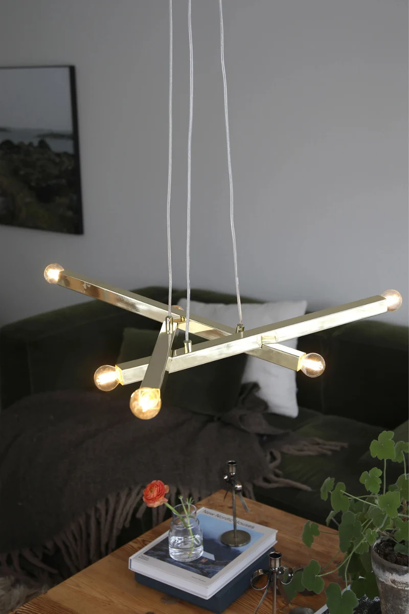 STACK Pendant Brass