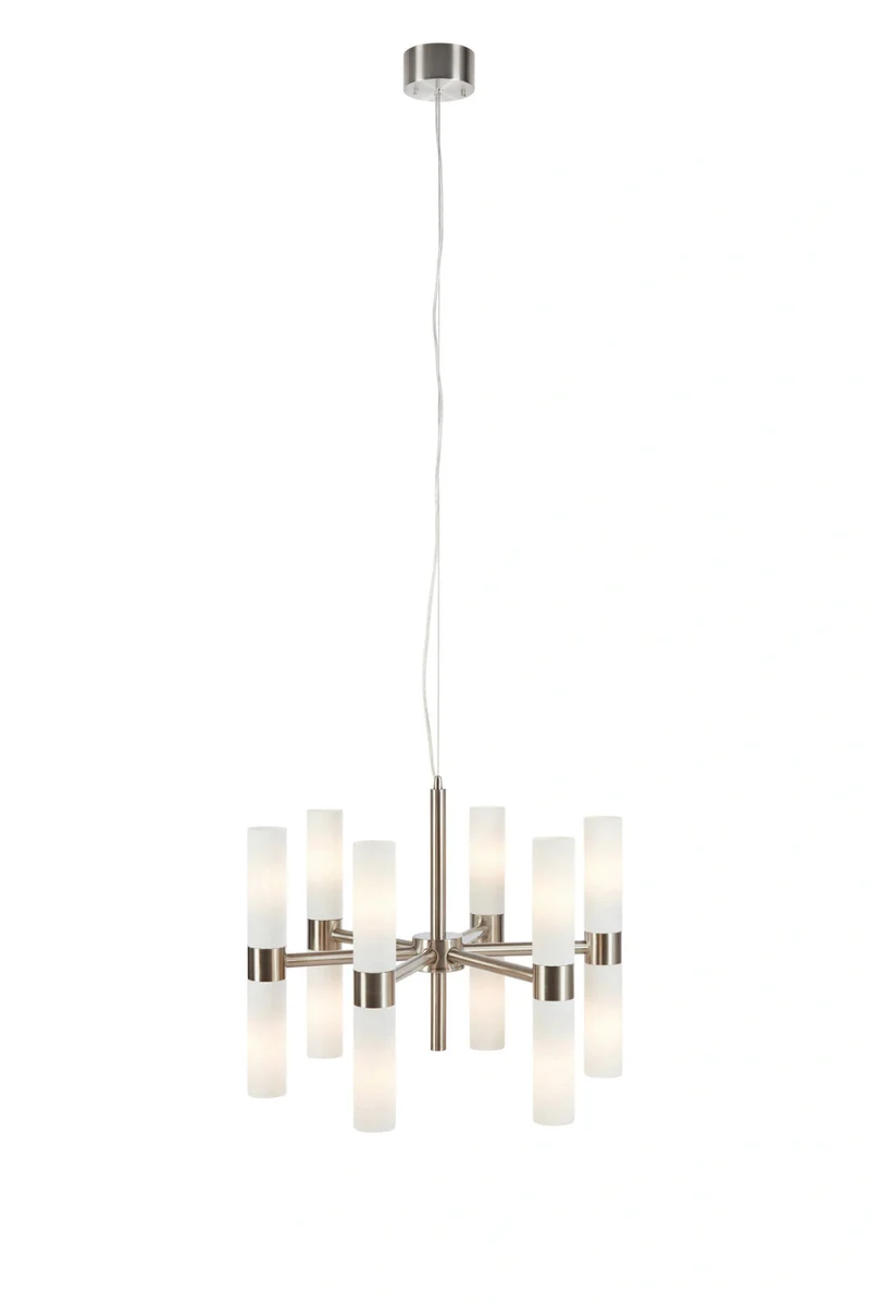 ELARA Pendant Steel/White