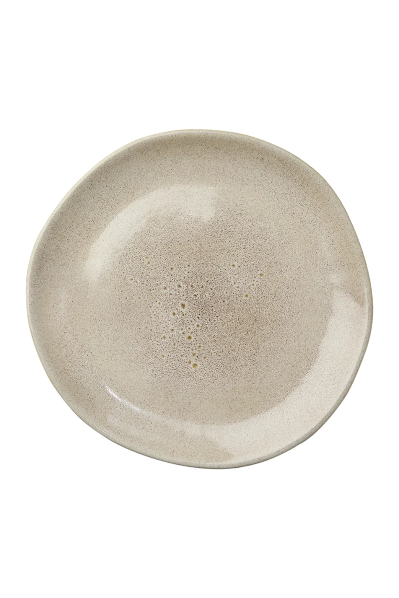 HILMA Tallrik, Beige Ø26 4-pack