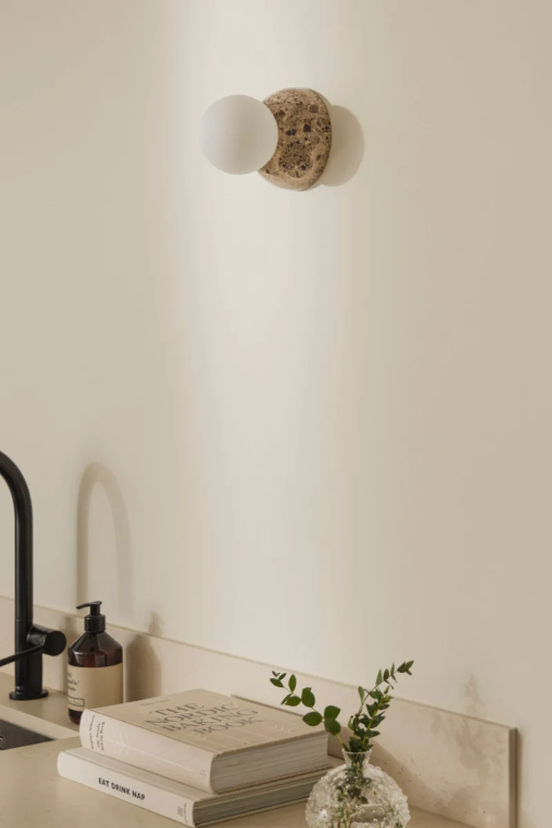 Torrano Vägglampa /Taklampa Brun 13cm