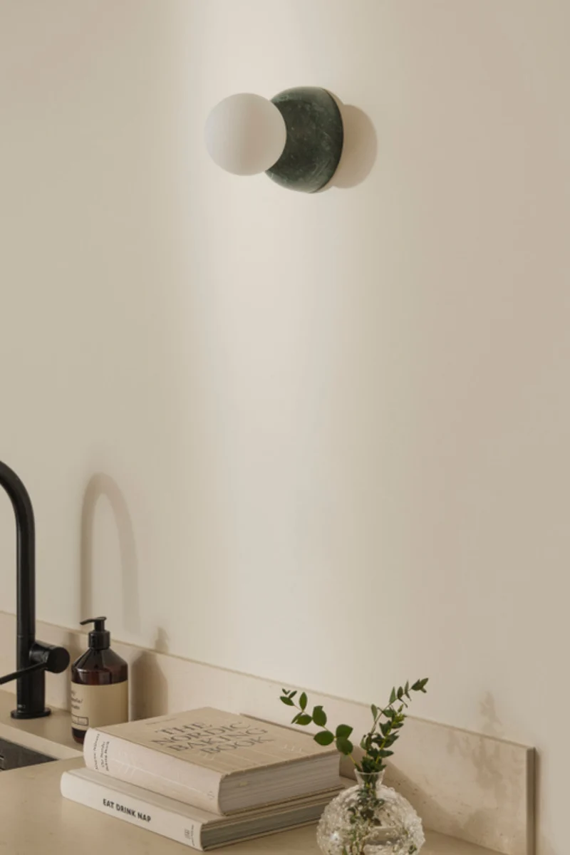 Torrano Vägglampa /Taklampa Mörkgrön 13cm