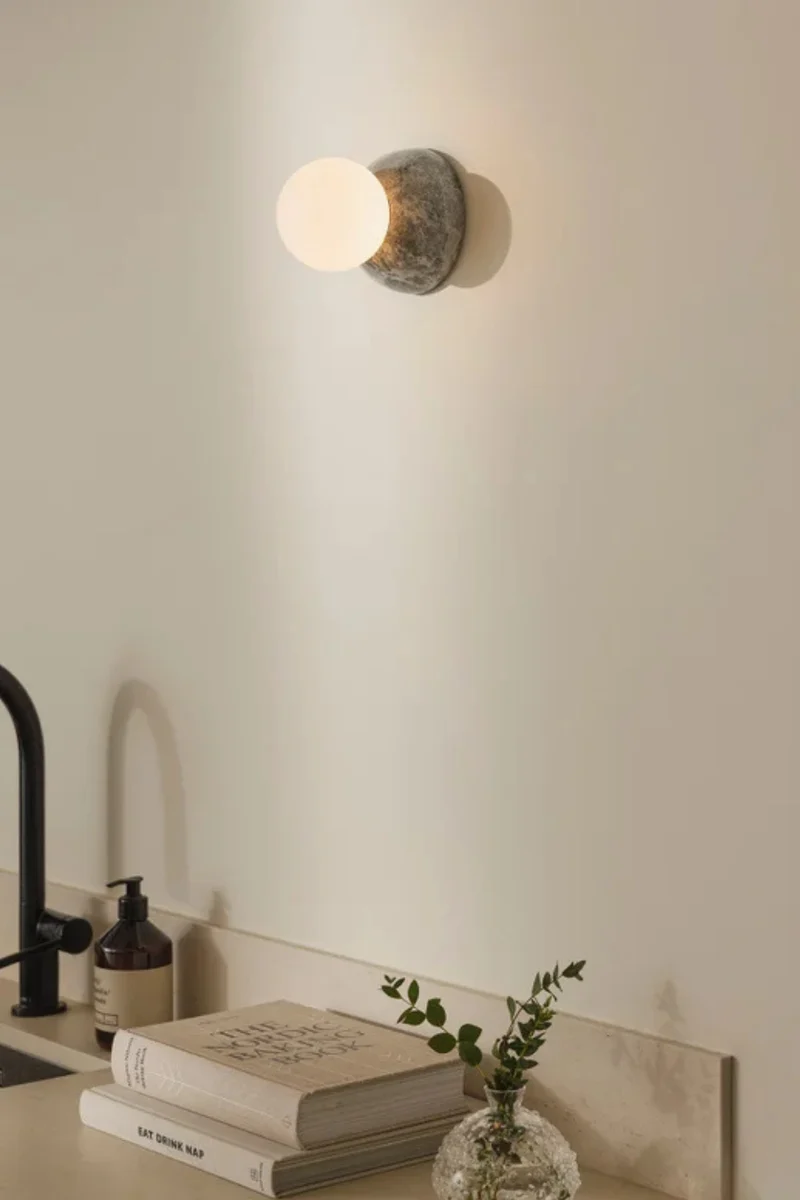 Torrano Vägglampa /Taklampa Grå 13cm