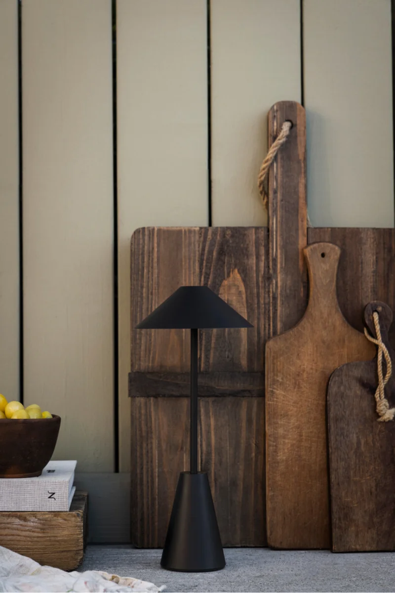 Cannes Portabel Bordslampa Svart