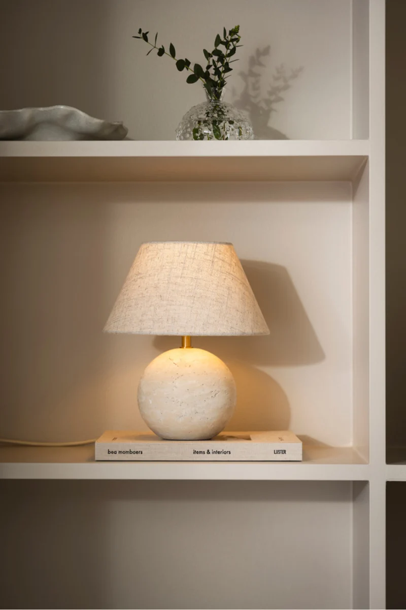Castello Bordslampa Travertine 24cm