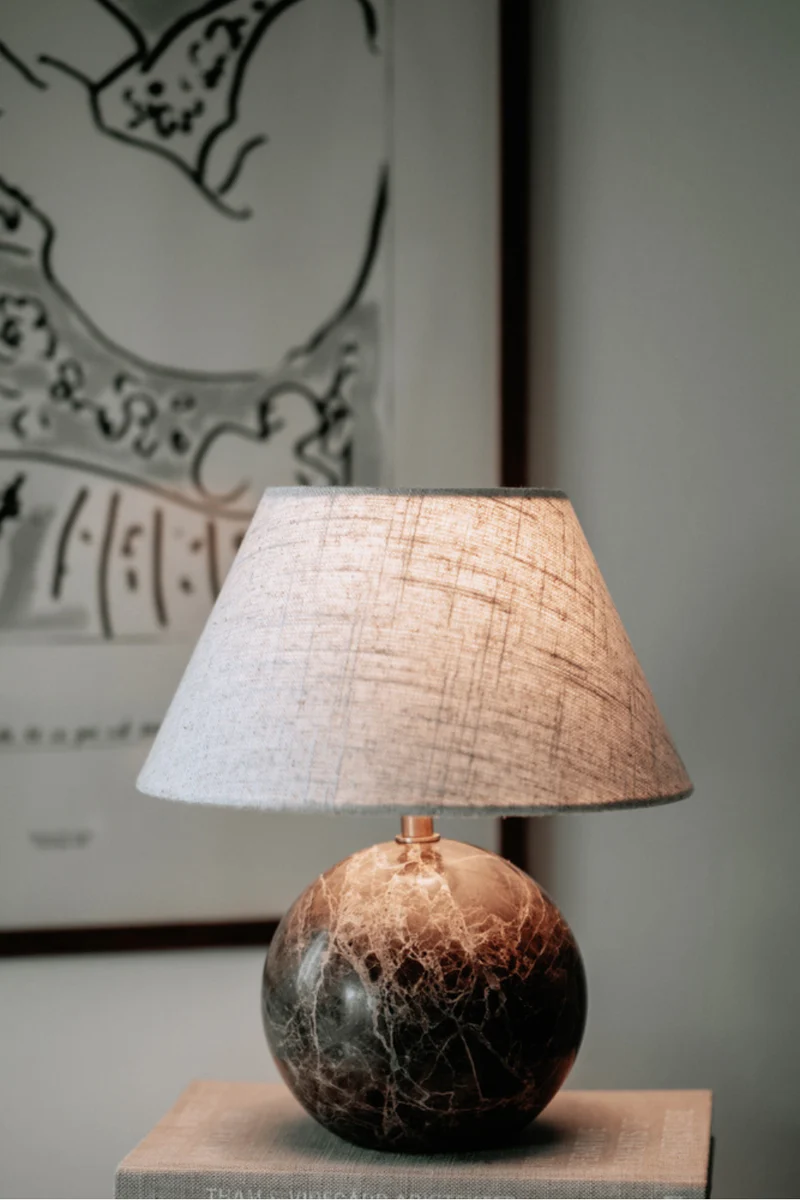 Castello Bordslampa Brown 24cm