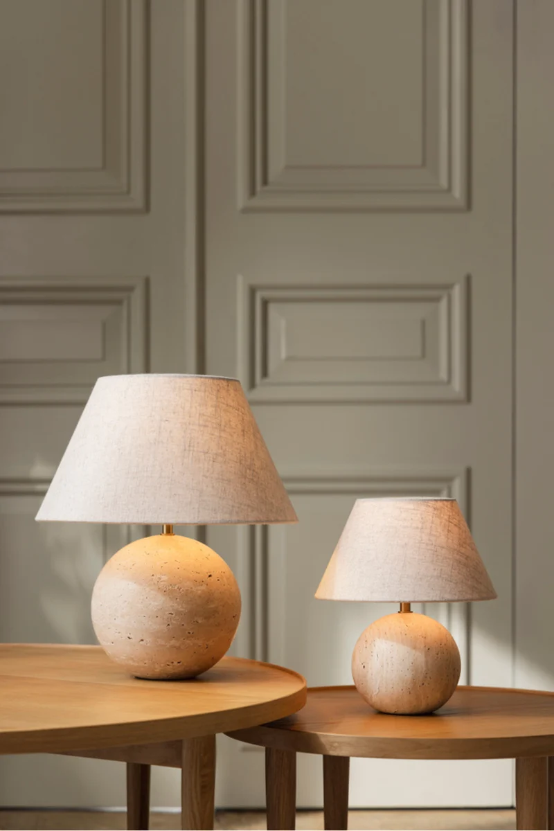 Castello Bordslampa Travertin 35cm