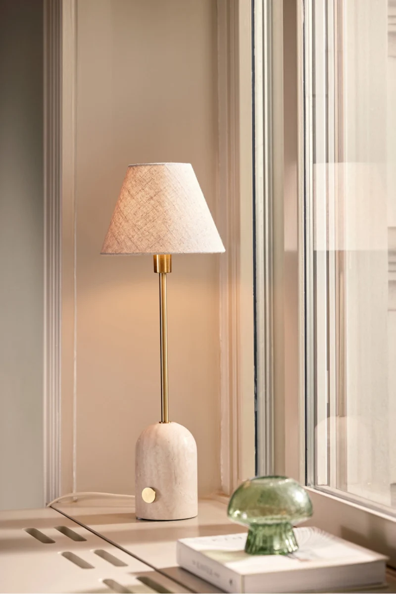 Gino Bordslampa Travertin