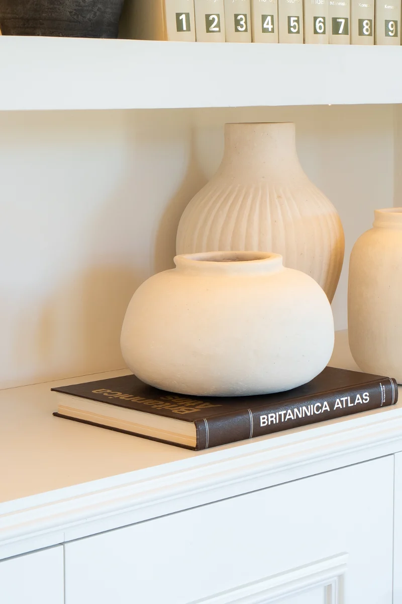 ATHENA Urna, Beige H18cm