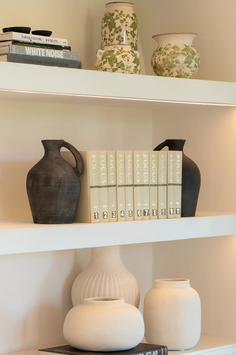 ATHENA Urna, Beige H37cm