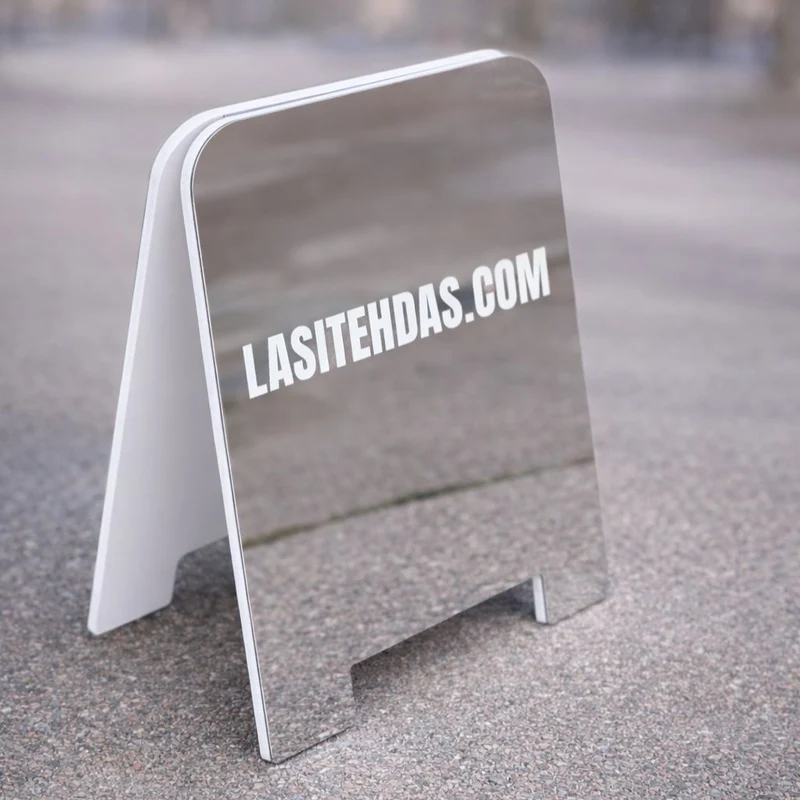 A-frame mirror sign (50x70 cm)