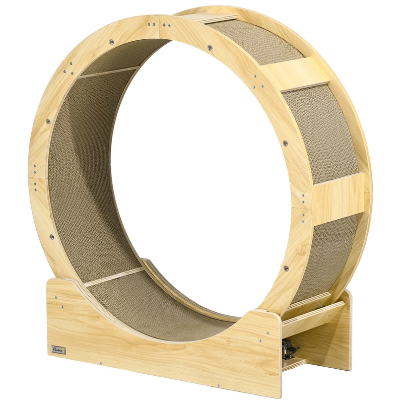 Kočičí balanční kolo 91 cm s brzdou a škrábací deskou