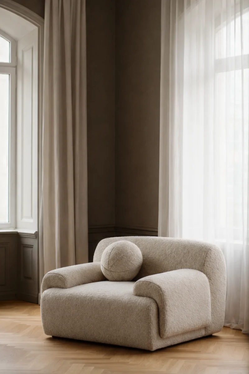 Copenhagen Fåtölj Beige Boucle