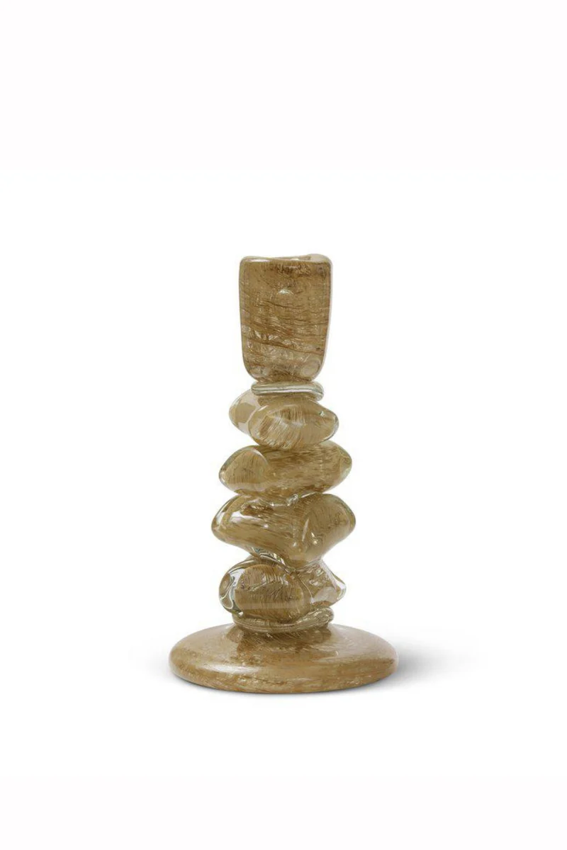 Carmella beige M Ljusstake