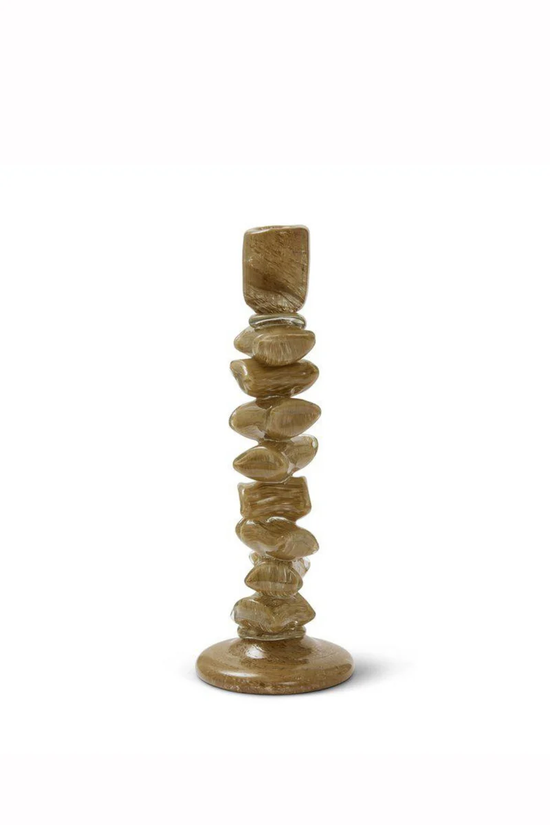 Carmella beige L Ljusstake