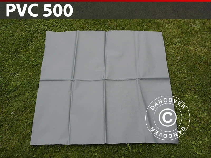 Reparations-PVC för Förrådstält, 500g/m², 1x1m, Grå