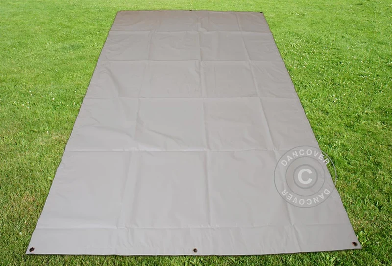 Presenning, markskydd 5,5x8,5m PVC, Grå