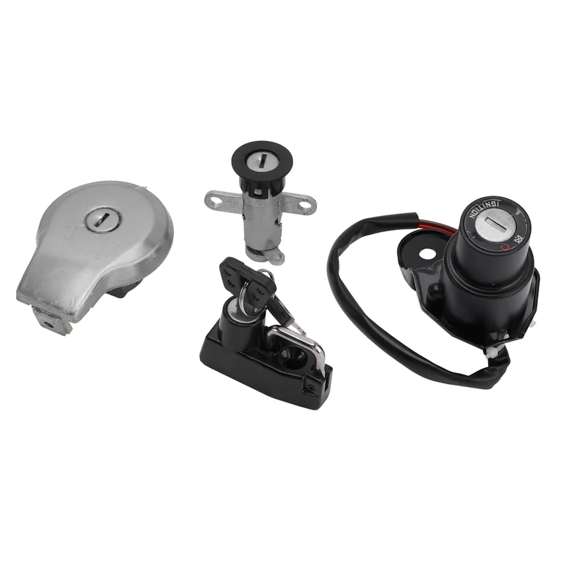 IGNITION KEY SWITCH FEUL CAP SEAT LOCK SET FOR YAMAHA VIRAGO XV 400 1991 - 1994
