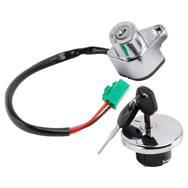 Ignition Key Switch Fuel Cap Lock Set For Suzuki Savage 650 Boulevard S40 86-19