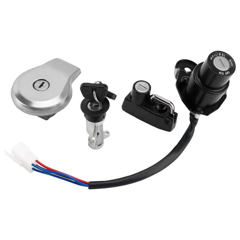 IGNITION KEY SWITCH FEUL CAP SEAT LOCK SET FOR YAMAHA VIRAGO XV 535 500 S 89-04