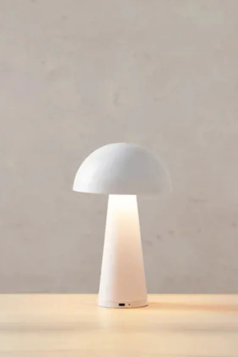 Fungi Uppladdningsbar Svamplampa Vit